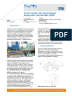 WEG Design Optimization of A Round Rotor Synchronous Generator For Enhancing Short Circuit Ratio SCR Technical Article English