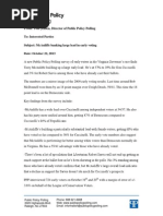 Download VA-Gov PPP for LCV Oct 2013 - Early Voters Only by Daily Kos Elections SN178109125 doc pdf