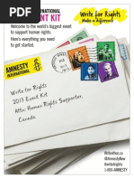 Download Write For Rights 2013 Event Kit by Amnesty International Canada SN178110071 doc pdf