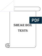 Shear Box Test