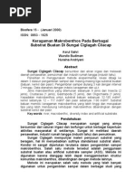 Download Keragaman Makrobenthos Pd Berbagai Substrat Buatan Di Sungai Ciglagah Cilacap by anda_lase SN17811949 doc pdf