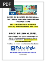 Www.estrategiaconcursos.com.Br Blog Wp Content Uploads 2013 10 Dicas de Direito Processualdo Trabalho Para Concursos Trabalhistas Bruno Klippel