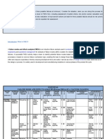 FMEA Project, Quality Planning I