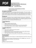 Download SIOP Lesson Plan- Neighborhood Odes by cindisol SN178133244 doc pdf