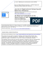 s15327An Empirical Investigation of the
Determinants of User Acceptance of
Internet Banking744joce1302_3