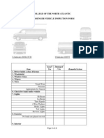 15 Passenger Vehicle Inspection Form