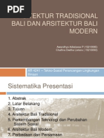 Download Arsitektur Tradisional Bali vs Arsitektur Bali Modern by Chalfina Dwitha Lietara SN178147622 doc pdf