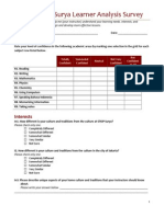 Learner Analysis Tool PrintVersion