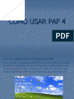 Como Usar Paf 4