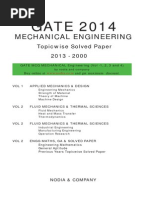 GATE Mechanical Solved Paper (2000-2013)