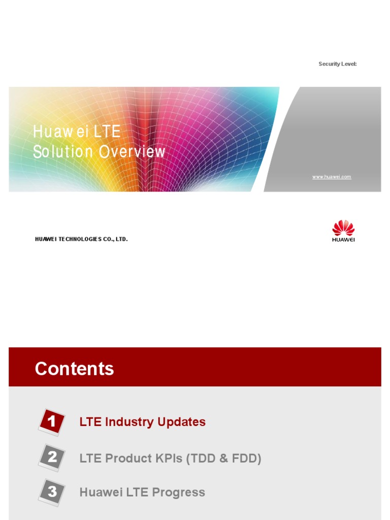 LTE Solution Overview - Huawei | PDF | Lte (Telecommunication) | Wi Max
