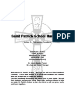 St. Pat's School Handbook