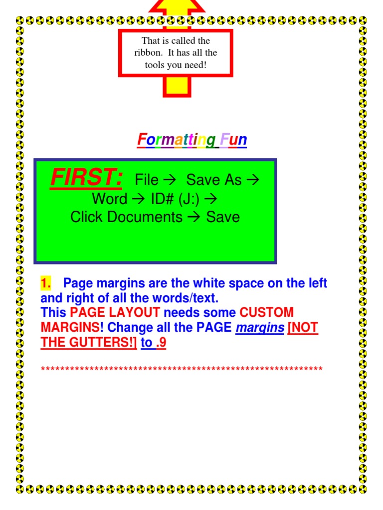 Fun Formatting Activities in Word | PDF