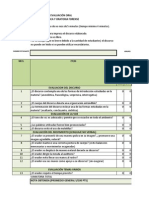 Formulario de Evaluación Oral