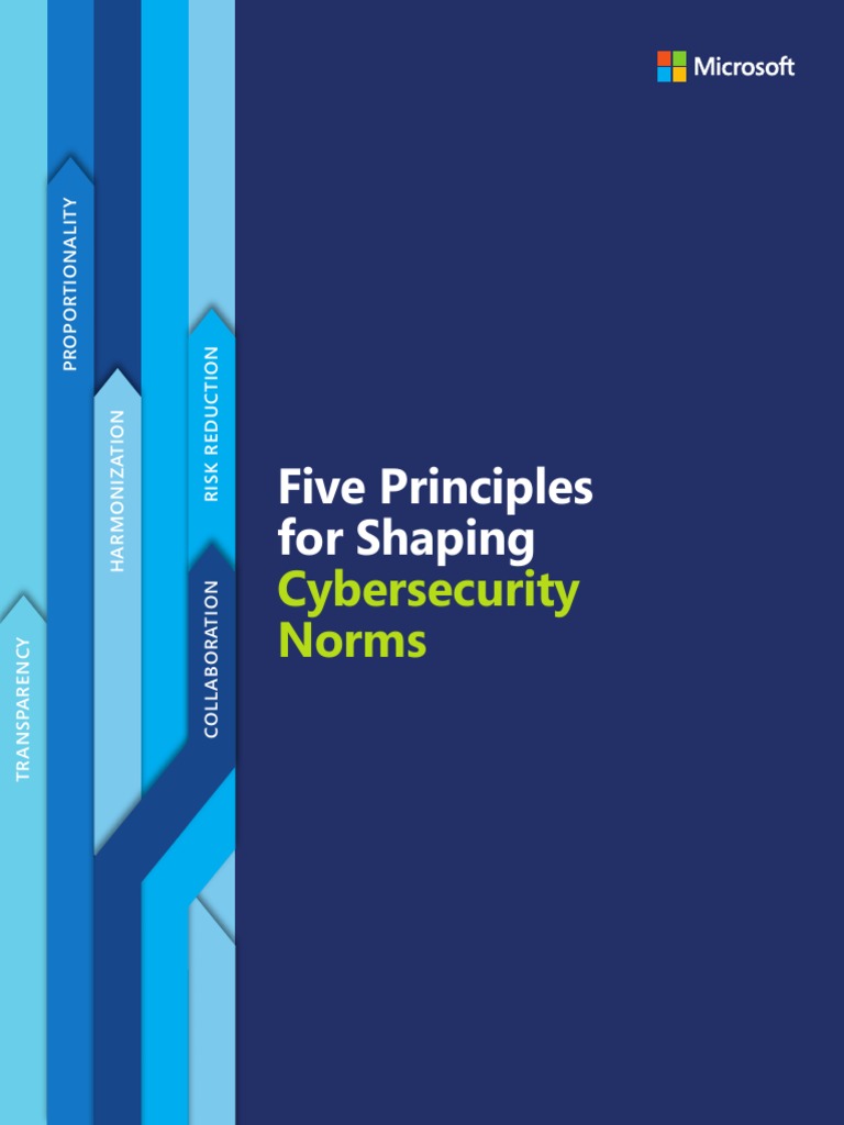 Five Principles For Shaping Cybersecurity Norms | PDF | Computer ...