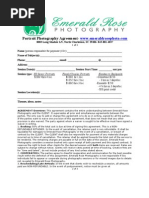 Download Portrait Photography Agreement by mjrose514 SN17820073 doc pdf
