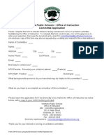 Committee Application 