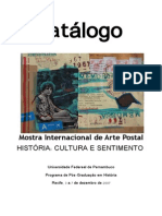 Catálogo da Mostra Internacional de Arte Postal