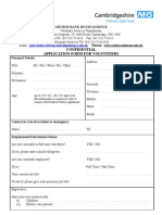Application Form For Volunteers - Doc 1
