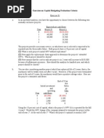 05 Exercises On Capital Budgeting