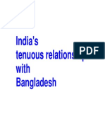 India's Tenuous Relationship With Bangladesh