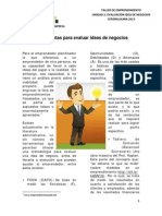 Herramientas para Evaluar Ideas de Negocios PDF