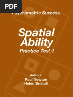 Download Psychometric Success Spatial Ability - Practice Test 1 by Gomendio SN178221174 doc pdf