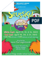 BEMS "Seussical" Playbill