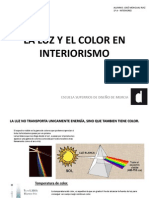 La Luz y El Color en Interiorismo