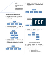 Departamentalização e tipos de estruturas organizacionais