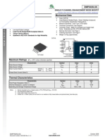 DMP3020LSS: Single P-Channel Enhancement Mode Mosfet