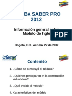 Charla Informativa Modulo de Ingles