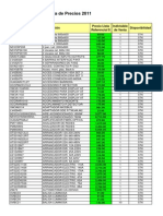 SCHNEIDER Lista de Precios Miscelanea