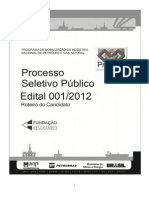 Edital 01-2012 - Prominp 6o Ciclo