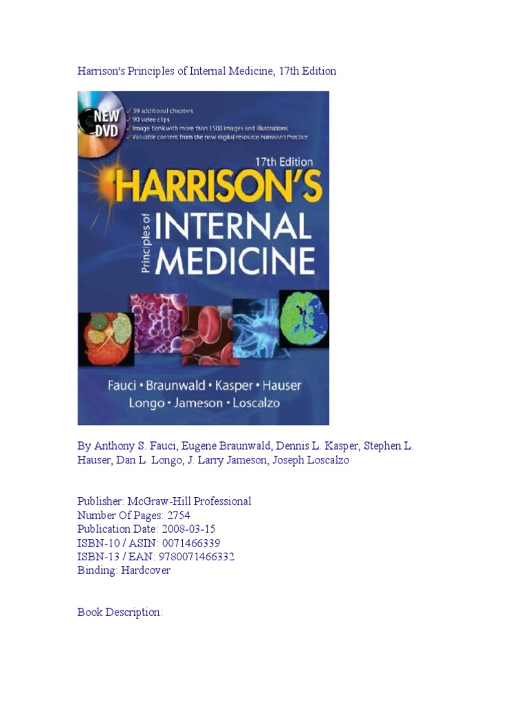 Harrison's Principles of Internal Medicine, 17th Edition