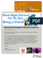 Studentministries: Monster University Movie Outreach