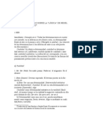 1860 - Apuntes Sobre La Lógica de Hegel