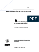 America Latina y El Caribe Proeyecciones 2006-2007