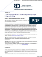 2 Agonist-Antagonist Active Knee Prosthesis a Preliminary Study in Level-ground Walking