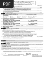 NR301 Tax Treaty Benefits Declaration | PDF