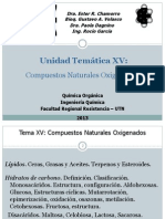 Tema XV Compuestos Oxigenados Naturales I