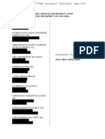 Second Amended Complaint Filed Redacted Lawsuit against the IRS