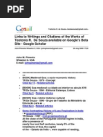 T R de Souza_on Google Scholar [July 2009]