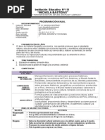 Programacion Anual 4secundaria2013