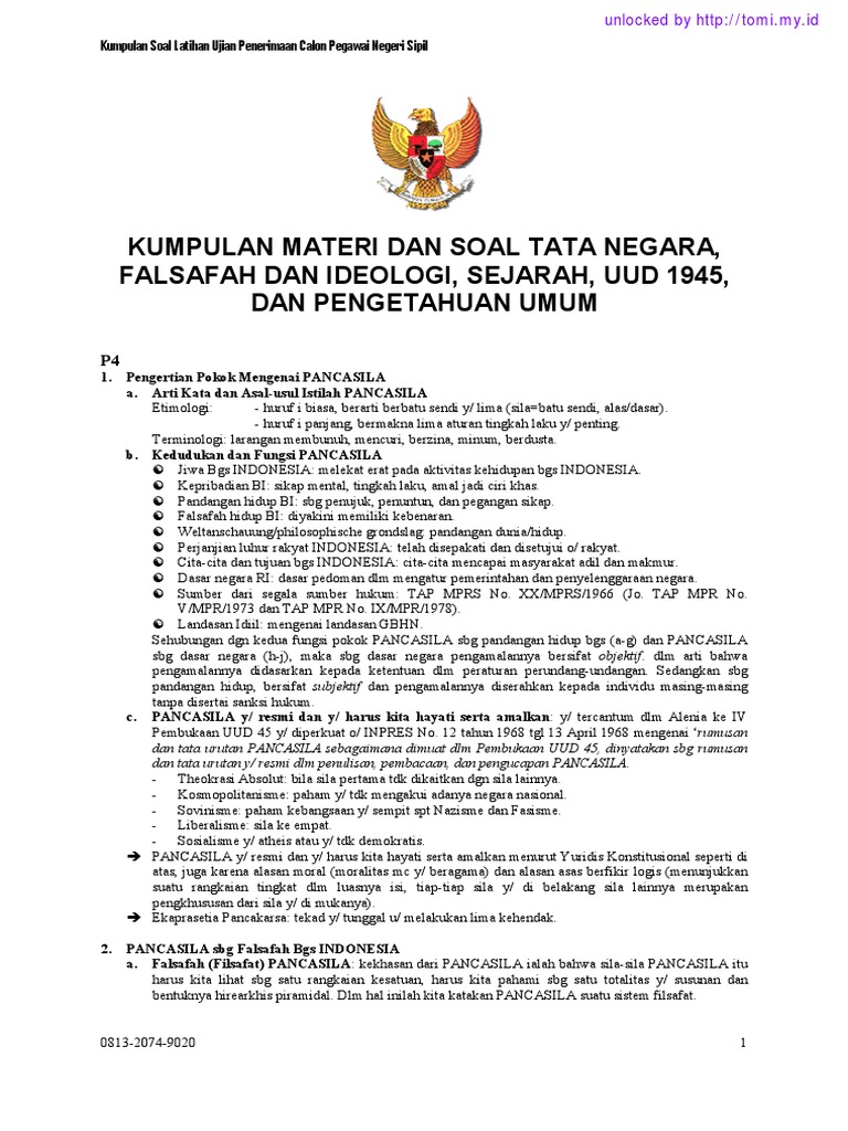 Kumpulan Soal CPNS Kumpulan Soal CPNS