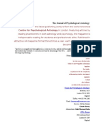The Journal of Psychological Astrology