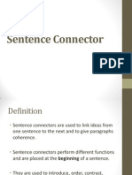 Sentence Connector/ Imam Santosa