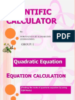 Scientific Calculator Guide: Roots, Equations & More