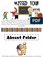 Absent Folders (Printout)