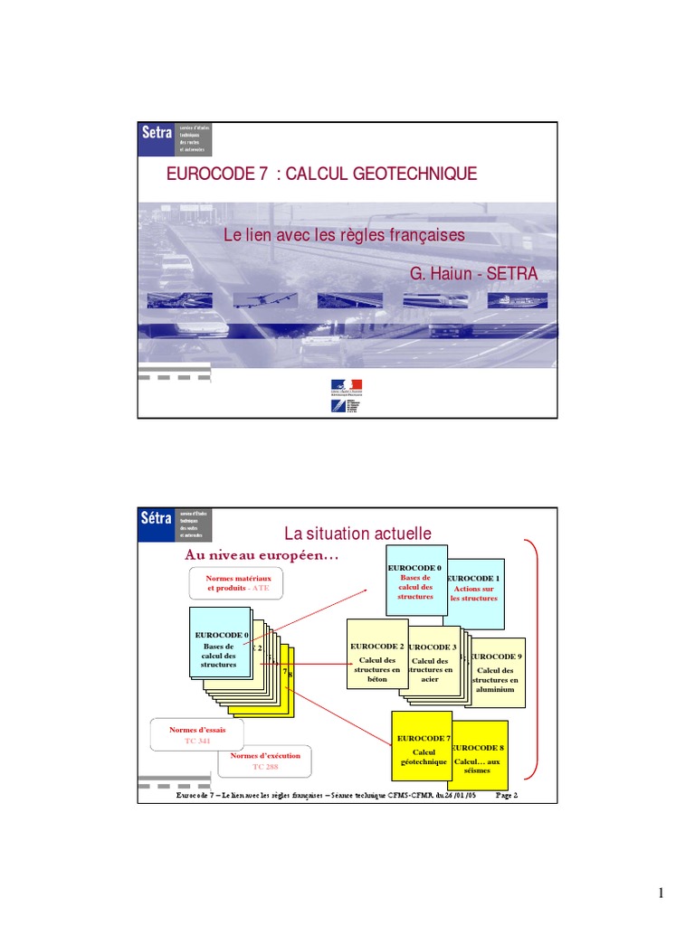 Eurocode 7 : Calcul Géotechnique en France | PDF | Fondation ...